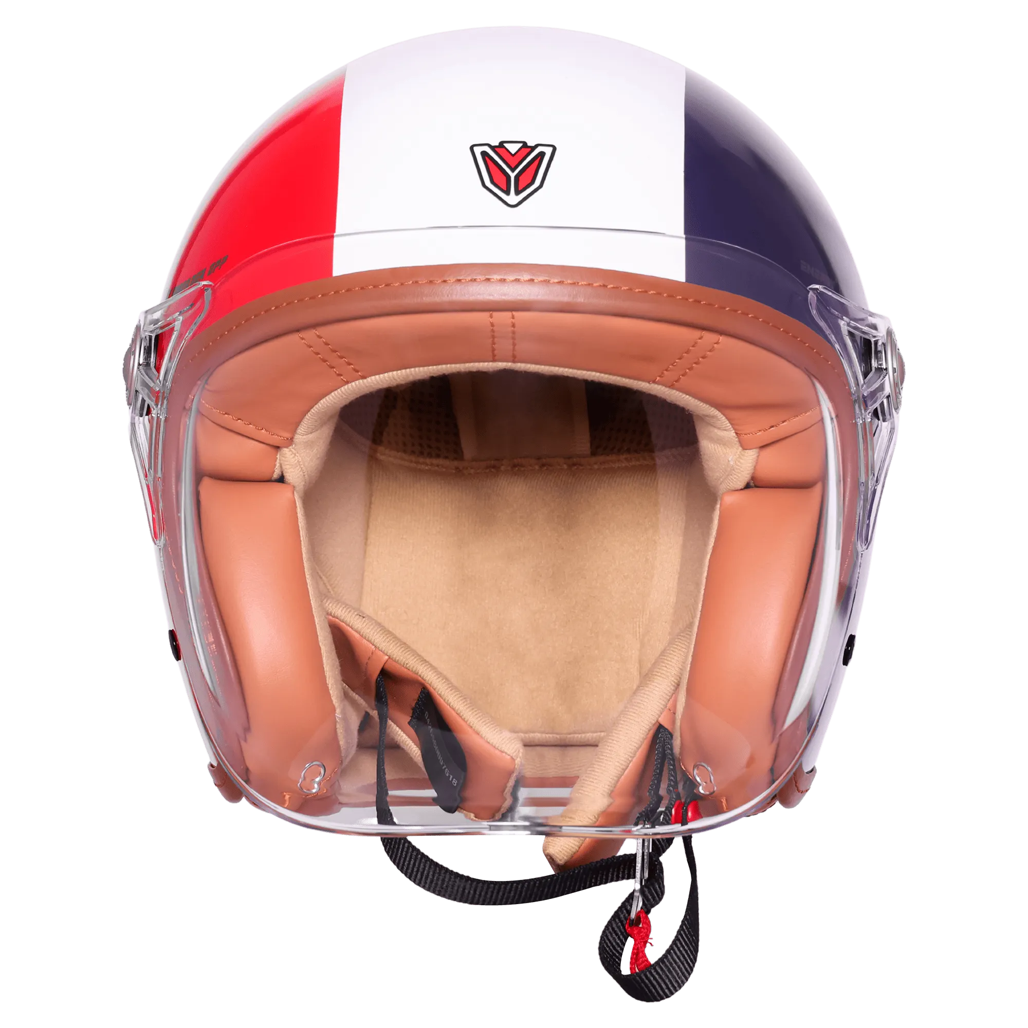 IGNYTE IGN-58 DOT SPECTRUM-5802 GLOSSY RED/WHITE BLUE 600MM BUCKLE CLEAR+EXTRA LIGHT ORANGE VISOR+MINIUTRE IGNYTE IGN-58 DOT SPECTRUM-5802 GLOSSY RED/WHITE BLUE 600MM BUCKLE CLEAR+EXTRA LIGHT ORANGE VISOR+MINIUTRE