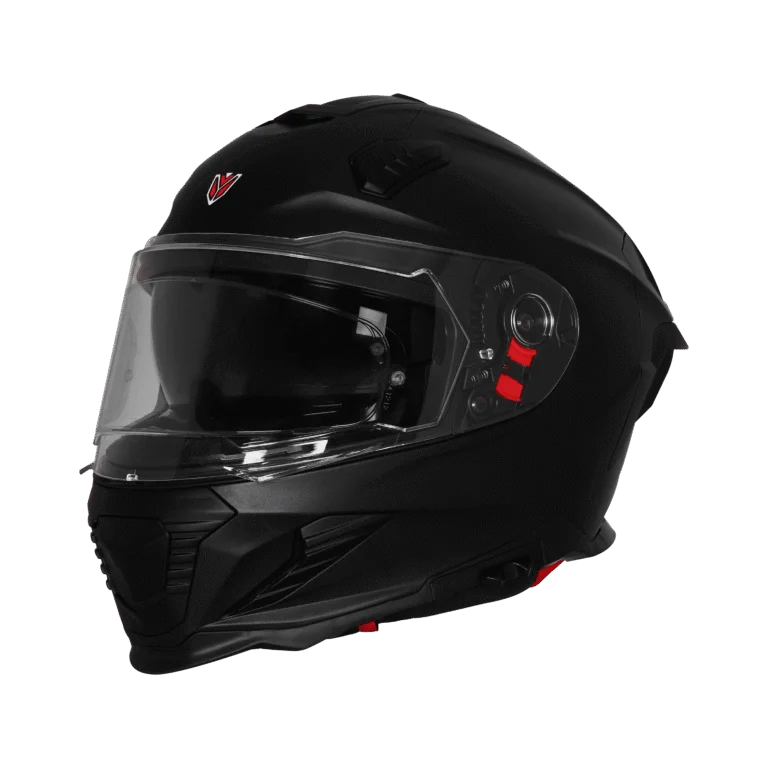 IGNYTE IGN-16 ISS DOT SOLID MATT BLACK C/V 620 MM WITH EXTRA SMOKE VISOR