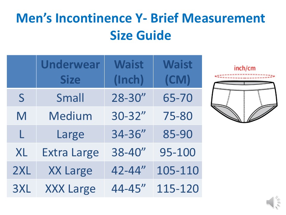 Men Incontinence - Brief Style