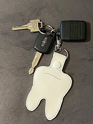 Tooth Key Chain