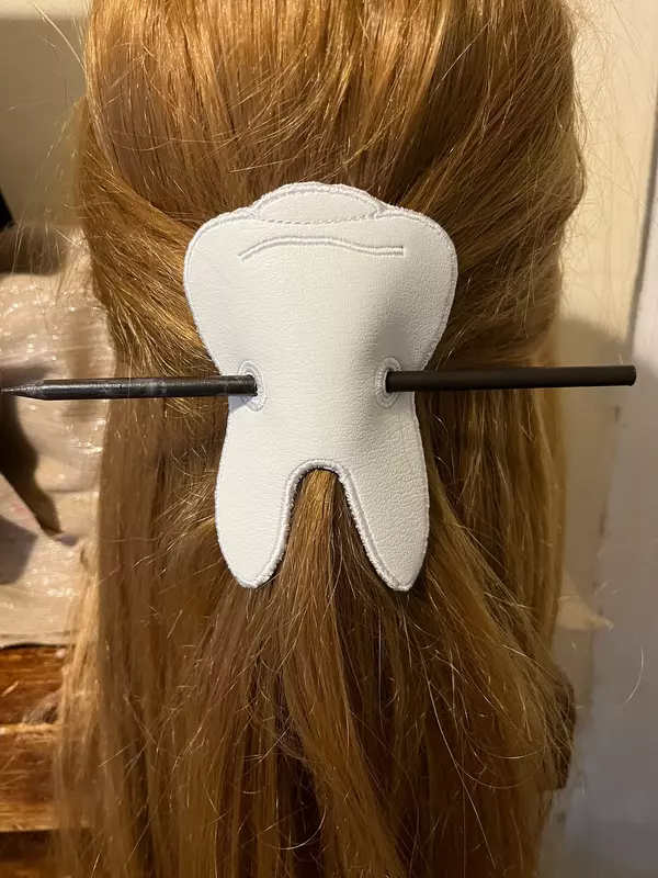 Hair Barrette, Dental, Hygienist, gifts, favors