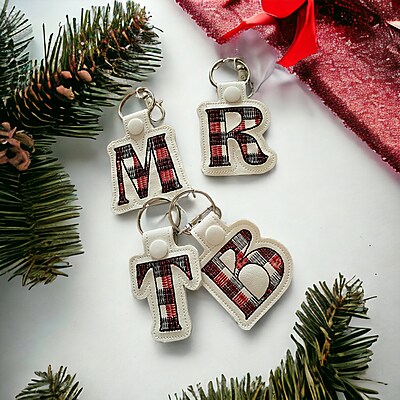 Buffalo Plaid Keychain