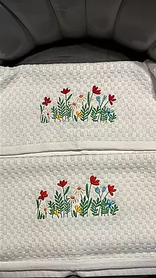 Embroidered Dish Towel