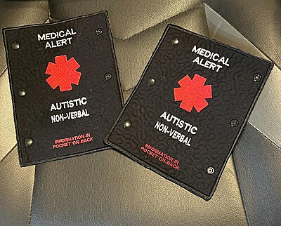 Custom Medical Alert Seat Belt Wrap Emergency Information Cover