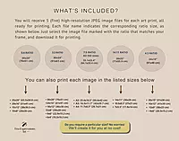 Impasto Lions Hunt Print: African Safari Wildlife Art (Digital Download)