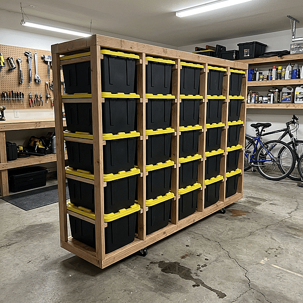 Custom Tote Storage Rack - Standard
