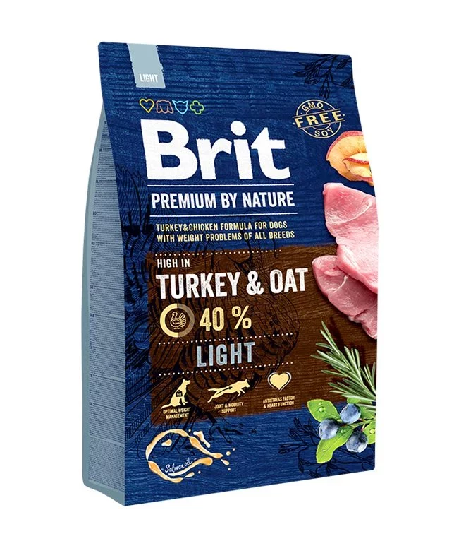 Brit Canine Premium Adult Light Turkey & Oats 3kg