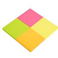 STICKY NOTE 3X3-4CLR EA03003 NEON