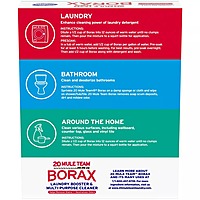 Mule Team Borax All Natural Detergent Booster & Multi-Purpose Household Cleaner - 65oz