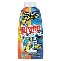 Drano Dual-Force Foamer Drain Clog Remover, 17 oz