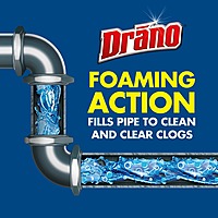 Drano Dual-Force Foamer Drain Clog Remover, 17 oz