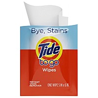 Tide To Go No Scent Stain Remover Wipes - 10 Count