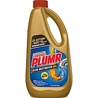 Liquid-Plumr Pro-Strength Clog Destroyer Gel With Pipeguard, Liquid Drain Cleaner - 32 Oz