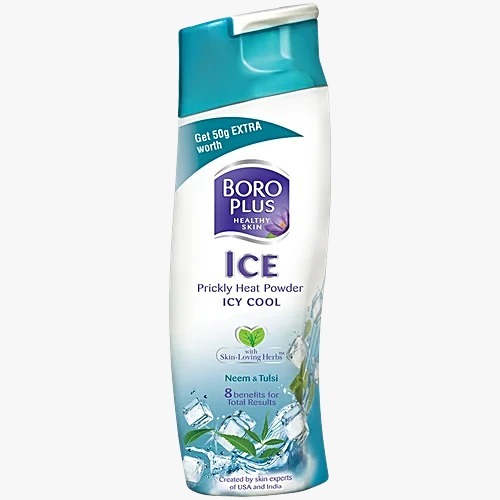 Boroplus Prickly Heat Powder - Icy Cool, 150 g Bottle