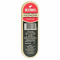 Kiwi Mini Leather Shoe Shine Brush