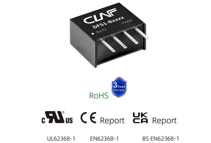 Claf Power DC-DC Converter DFS1-B0503 PO-4526-D Claf Power DC-DC Converter DFS1-B0503 PO-4526-D