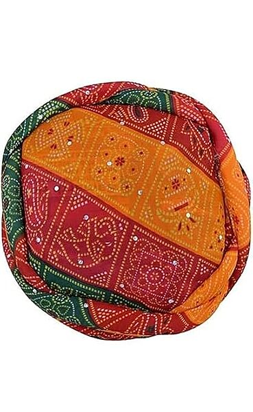Amazkart Rajasthani Traditional Turban Pagdi Safa for Marriage Mehandi Holi Function