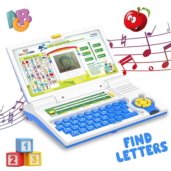 Amazkart Educational Kids Laptop Learning Toy for 2-5 Years Boys Girls Computer Toys for 3 Years