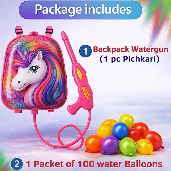 Amazkart Holi Pichkari Pink Water Tank Gun 5800ml Extra Large Backpack Amazkart Holi Pichkari Pink Water Tank Gun 5800ml Extra Large Backpack