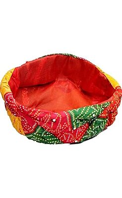 Amazkart Rajasthani Traditional Turban Pagdi Safa for Marriage Mehandi Holi Function