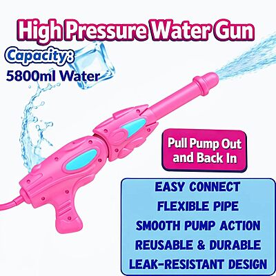 Amazkart Holi Pichkari Pink Water Tank Gun 5800ml Extra Large Backpack Amazkart Holi Pichkari Pink Water Tank Gun 5800ml Extra Large Backpack