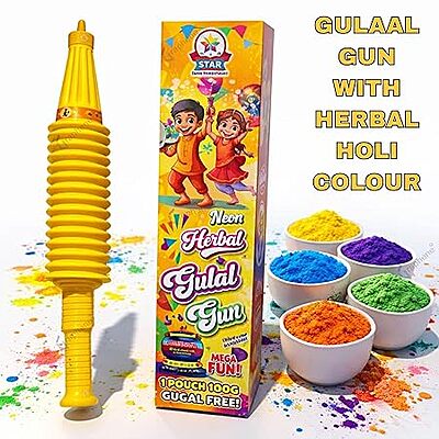 Herbal Gulal Gun with Refill