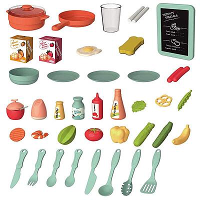 Kitchen Set for Kids Girl 42-Piece Kitchen Set