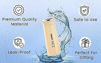 Amazkart 400ML Glass Water Bottle Amazkart 400ML Glass Water Bottle