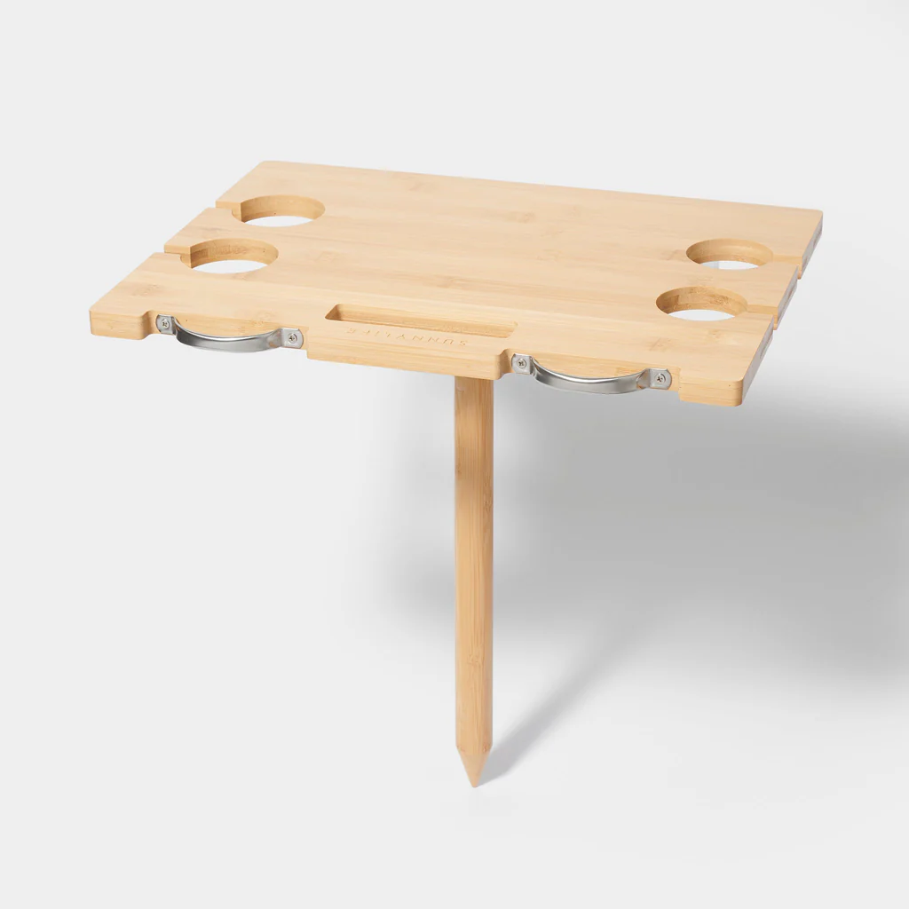 Portable Wine and cheese Table