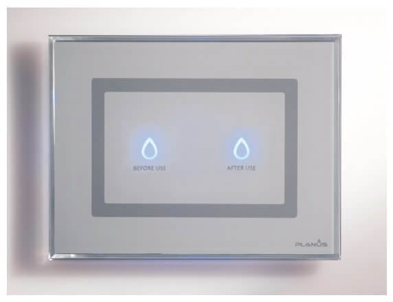 Planus - Ferretti Full Glass Touch Panel White 2 Button