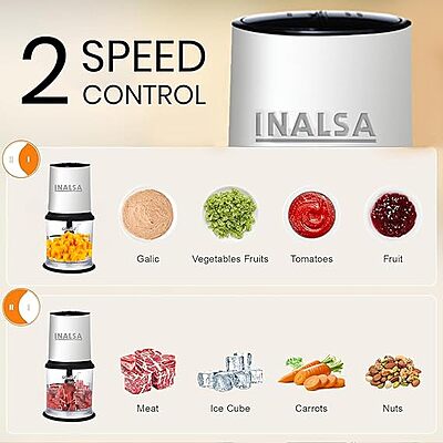 Inalsa Mini Chopper Bullet Inox Inalsa Mini Chopper Bullet Inox