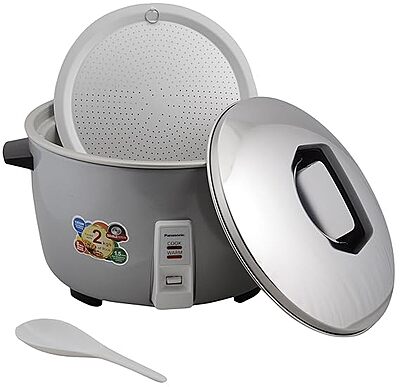 Panasonic Automatic Cooker-Warmer / Biryani Maker 10Ltr SR-942DPMS-Silver