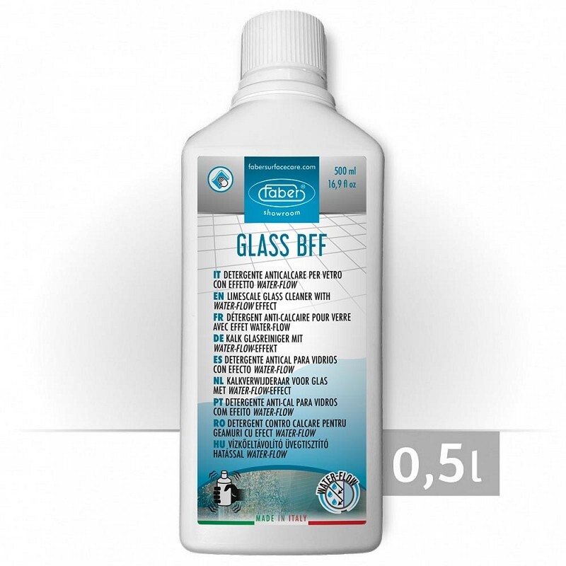 Solutie de curatat FABER, GLASS BFF, pentru indepartarea depunerilor de calcar, 500 ml