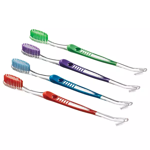 ORTHO TOOTHBRUSH-RUBBER GRIP