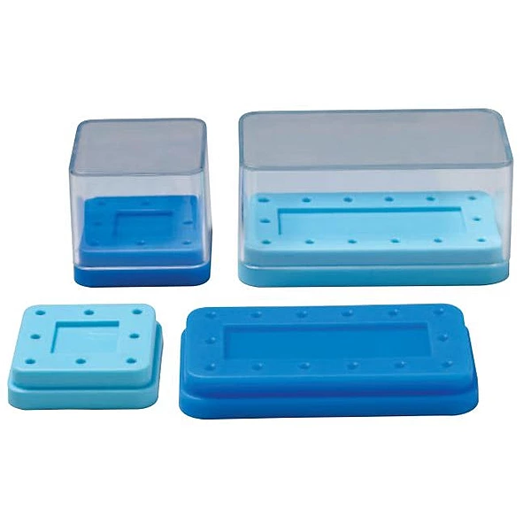 BUR BLOCK - LID - ROUND-BLUE