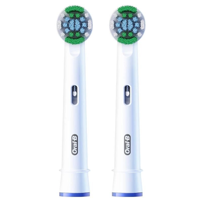 ORAL-B PRECISION CLEAN WHITE TOOTHBRUSH HEAD- PACK OF 2 COUNTS