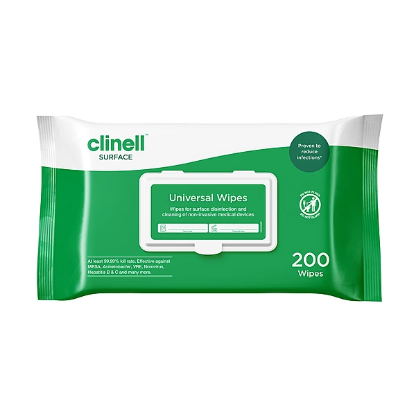 CLINELL UNIV. SANITIZING WIPES