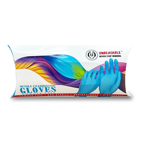 UNBEATABLE NITRILE GLOVES- L