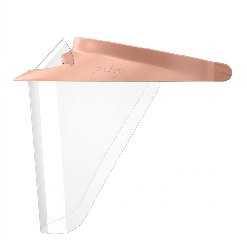 Op-D-Op Visor W/3 Shields Peach