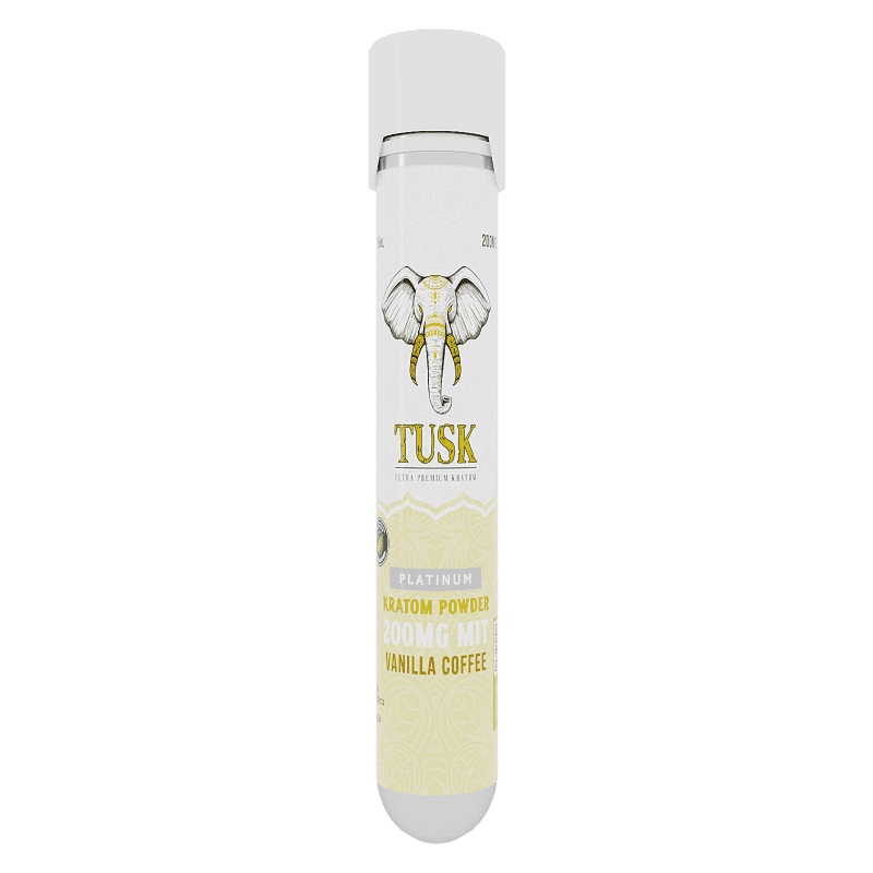 tusk kratom vanilla coffee