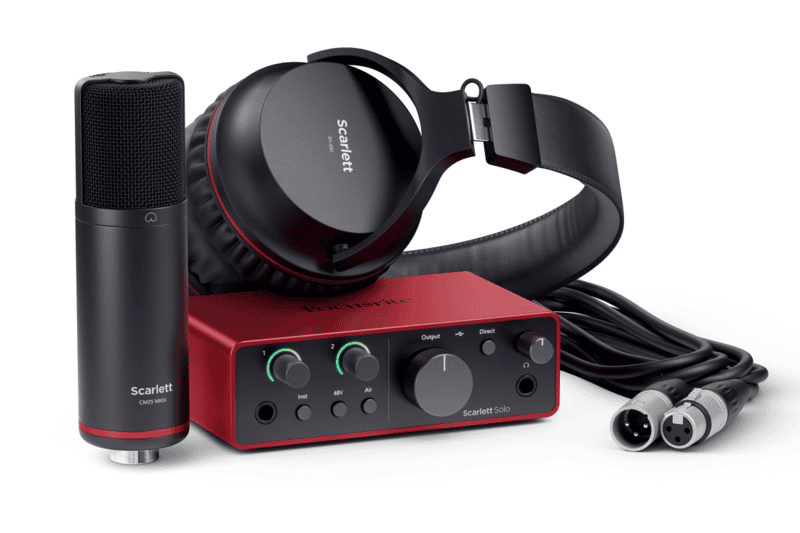 Focusrite Scarlett Solo Bundle 4th Gen