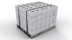 CONCRETE BLOCKS 4X8X16 COOSAL 162 PCS PER PALLET