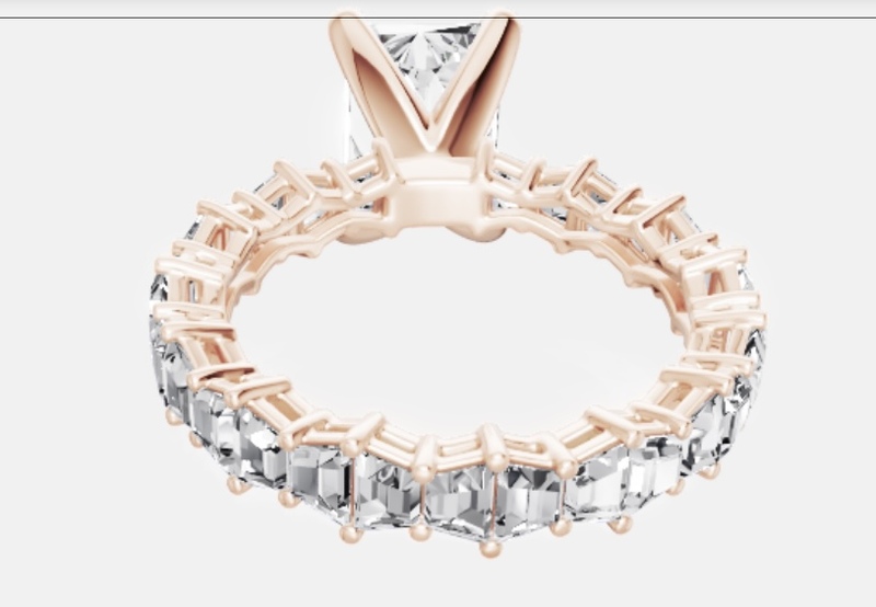 lab diamond stud earrings