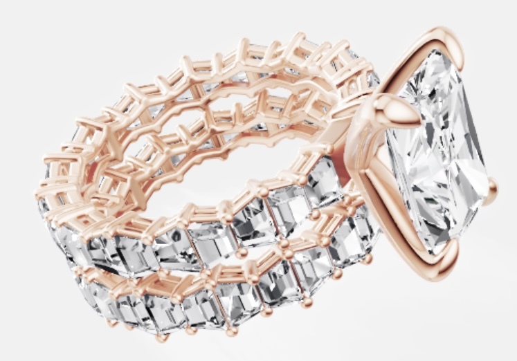 lab diamond stud earrings