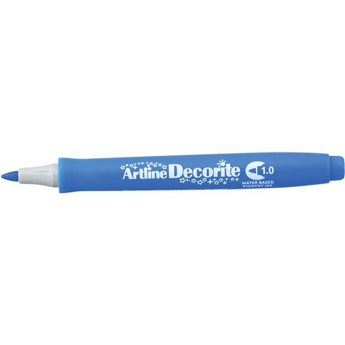 Artline Decorite Standard Markers Bullet 1.0mm Blue Box  Of 12