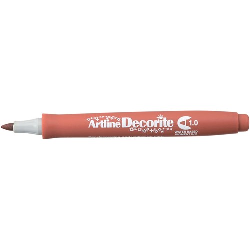Artline Decorite Standard Markers Bullet 1.0mm Brown Box  Of 12