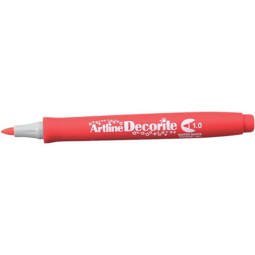 Artline Decorite Standard Markers Bullet 1.0mm Red Box  Of 12