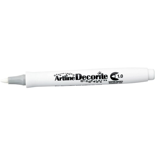 Artline Decorite Standard Markers Bullet 1.0mm White Box  Of 12