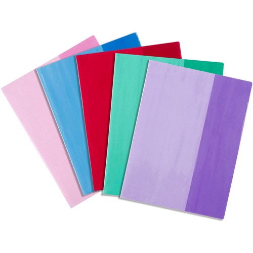 Contact Book Sleeves A4 Assorted Tinted Colours Pack  Of 25