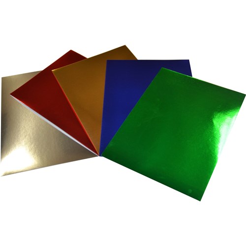 Rainbow Foil Board A4 Assorted Pack  Of 20